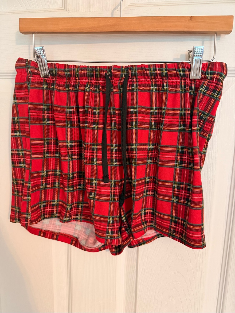 Source Unknown Red Plaid Women's Sleep Shorts